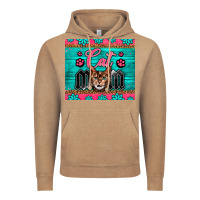 Vintage Coffee Western Bengal Cat Mom Vintage Hoodie - LillyAllenDesigns