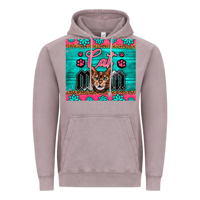 Western Bengal Cat Mom Vintage Hoodie by LillyAllenDesigns | Teevron