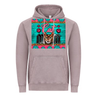 Vintage Zinc Western Bengal Cat Mom Vintage Hoodie - LillyAllenDesigns