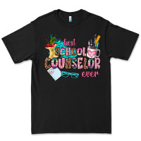 Black best school counselor ever Premium Tee - AdoDesignShop