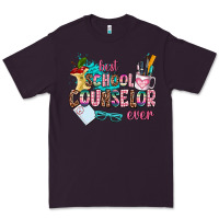 Plum best school counselor ever Premium Tee - AdoDesignShop