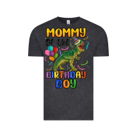 Vintage Black mommy of the birthday boy Vintage Tee - MaliasSmallBusiness