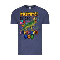 Vintage Denim mommy of the birthday boy Vintage Tee - MaliasSmallBusiness