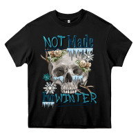 Black not made for winter skull Heavy Core Tee - FaDigitalArtStudio