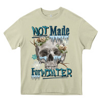 Mossy not made for winter skull Heavy Core Tee - FaDigitalArtStudio