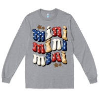Heather Grey American mini Long Sleeve Tee - NancyCooperArtShop