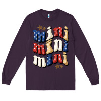 Plum American mini Long Sleeve Tee - NancyCooperArtShop
