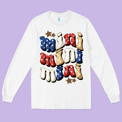 American Mini Long Sleeve Tee Designed By Nancycooperartshop