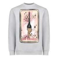Heather Grey hair stylist Heavyweight Sweatshirt - MaliasSmallBusiness
