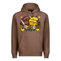 Chestnut Touchdown season American Football yellow team Premium Hoodie - HowdyJamesFarm