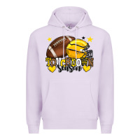 Lilac Touchdown season American Football yellow team Premium Hoodie - HowdyJamesFarm