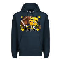 Navy Touchdown season American Football yellow team Premium Hoodie - HowdyJamesFarm