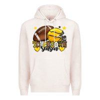Pale Pink Touchdown season American Football yellow team Premium Hoodie - HowdyJamesFarm