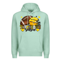 Seafoam Touchdown season American Football yellow team Premium Hoodie - HowdyJamesFarm