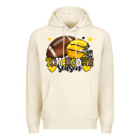 Touchdown Season American Football Yellow Team Premium Hoodie | Teevron