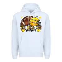 White Touchdown season American Football yellow team Premium Hoodie - HowdyJamesFarm