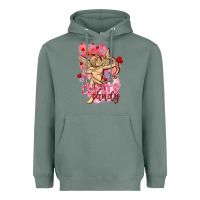 Sage Cupids candy with candies Valentine's Day Heavyweight Hoodie - HowdyJamesFarm
