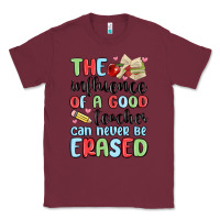 Burgundy the influence of a good teacher can never be  eras Classic Tee - MaliasSmallBusiness