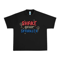 Black 4th of july america shake your sparkler Urban Heavy Tee - MaliasSmallBusiness