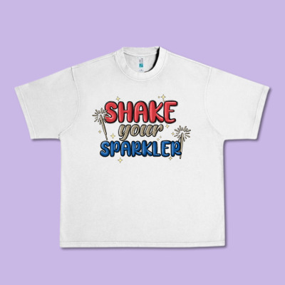 4th Of July America Shake Your Sparkler Urban Heavy Tee Designed By Maliassmallbusiness