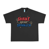 Pigment Black 4th of july america shake your sparkler Urban Heavy Tee - MaliasSmallBusiness