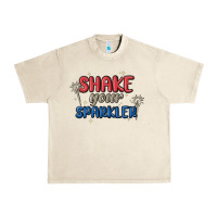 Sandshell 4th of july america shake your sparkler Urban Heavy Tee - MaliasSmallBusiness