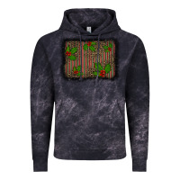 Cloud Black christmas plaid leopard mistletoe background Vintage Hoodie - BarkalooDesign