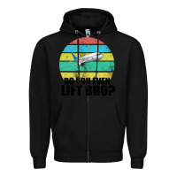 Black Do You Even Lift Bro Zipper Hoodie - Bettercallsaul