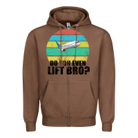 Chestnut Do You Even Lift Bro Zipper Hoodie - Bettercallsaul