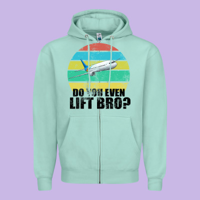 Do You Even Lift Bro Zipper Hoodie Designed By Bettercallsaul