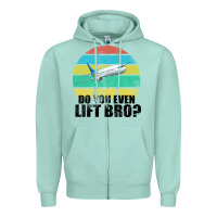 Seafoam Do You Even Lift Bro Zipper Hoodie - Bettercallsaul