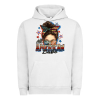 Pigment Lunar Rock american babe messy bun Urban Hoodie - FaDigitalArtStudio