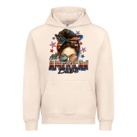 Sandshell american babe messy bun Urban Hoodie - FaDigitalArtStudio