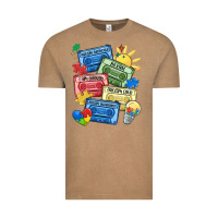 Vintage Coffee autism cassette tapes Vintage Tee - MaliasSmallBusiness
