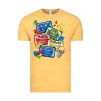 Vintage Mustard autism cassette tapes Vintage Tee - MaliasSmallBusiness