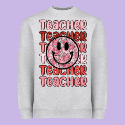 Teacher Heavyweight Sweatshirt Designed By Maliassmallbusiness