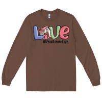 Chestnut love real estate life Long Sleeve Tee - MaliasSmallBusiness