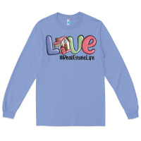 Colony Blue love real estate life Long Sleeve Tee - MaliasSmallBusiness