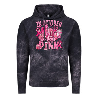 Cloud Black in october we wear pink american football Vintage Hoodie - RanaPortraitStore