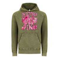 Vintage Olive in october we wear pink american football Vintage Hoodie - RanaPortraitStore