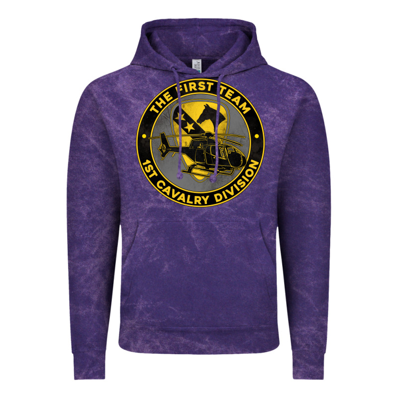 The First Team 1st Cavalry Division Vintage Hoodie by Jasminsmagicworld | Teevron