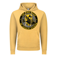 Vintage Mustard the first team 1st cavalry division Vintage Hoodie - Jasminsmagicworld