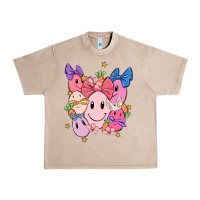 French Oak soft pink easter Urban Heavy Tee - MaliasSmallBusiness