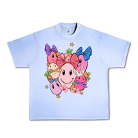 Grape Ice soft pink easter Urban Heavy Tee - MaliasSmallBusiness