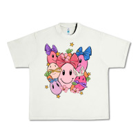 Pistachio soft pink easter Urban Heavy Tee - MaliasSmallBusiness