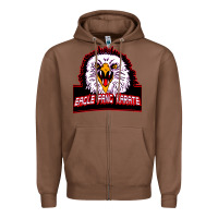 Chestnut Eagle Fang Karate Zipper Hoodie - Bettercallsaul