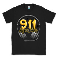 Black 911 dispatcher Classic Tee - MaliasSmallBusiness