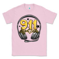 Bubblegum Pink 911 dispatcher Classic Tee - MaliasSmallBusiness