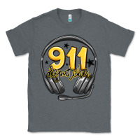 Charcoal Heather 911 dispatcher Classic Tee - MaliasSmallBusiness