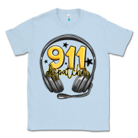 Dusty Blue 911 dispatcher Classic Tee - MaliasSmallBusiness